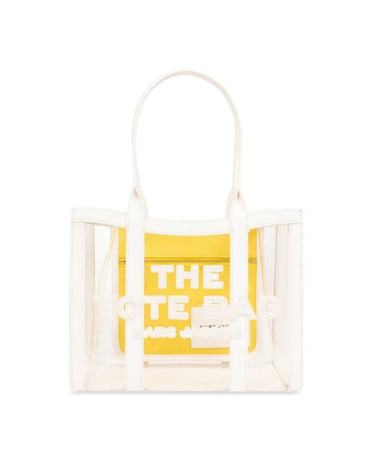 Marc Jacobs Yellow 'the tote medium' shopper tasche