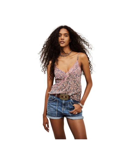 Sleeveless Tops Ba&sh de color Brown