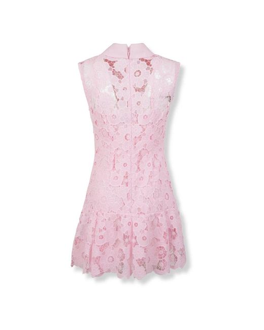Self-Portrait Short Jurken in het Pink