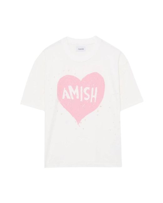 AMISH Pink T-Shirts for men