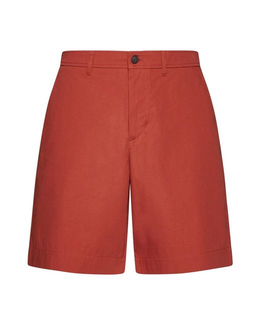 Maison Kitsuné Stylische board shorts in paprika,stylische shorts für männer in Orange für Herren