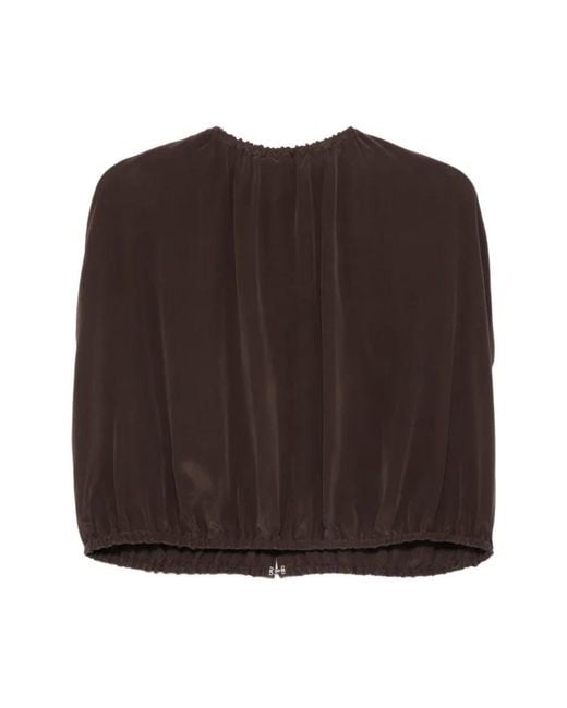 Alysi Brown Blouses