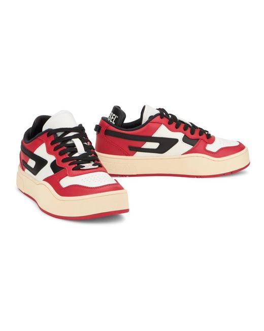 DIESEL Red Sneakers for men
