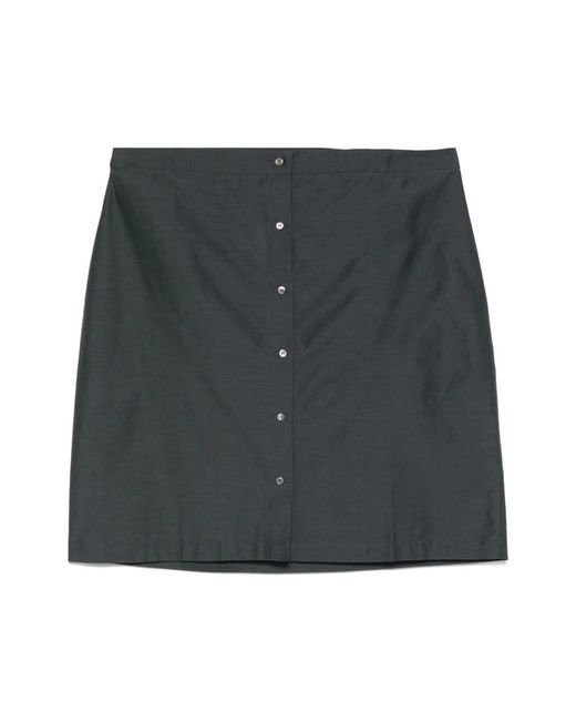 Paloma Wool Donkergrijze Rok Met Knopen in het Gray