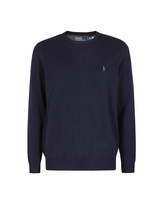 Polo Ralph Lauren Blue Round-Neck Knitwear for men