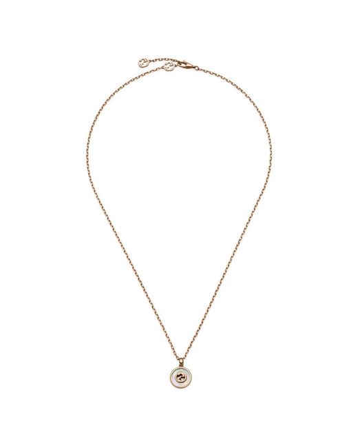 Gucci Interlocking Ketting in het Metallic