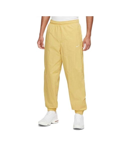 Nike Gelbe Gewebte Track Pant in Yellow für Herren