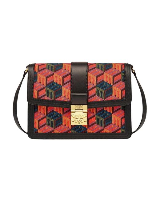 MCM Red Cross Body Bags