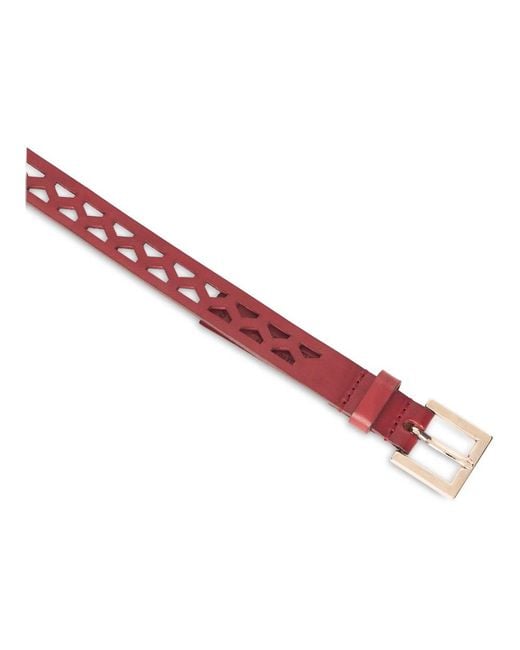Alberta Ferretti Red Belts