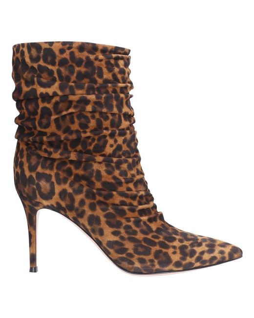 Gianvito Rossi Brown Heeled Boots