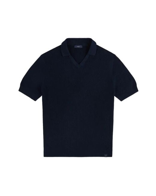Fay Blue Polo Shirts for men