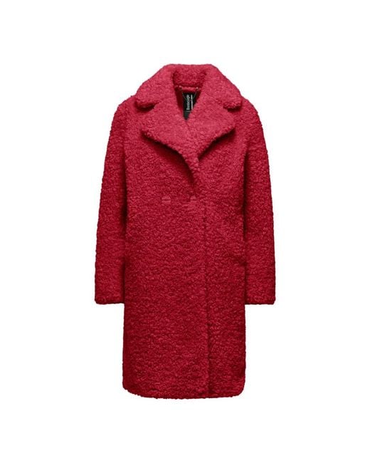 Bomboogie Double-Breasted Coats in het Red