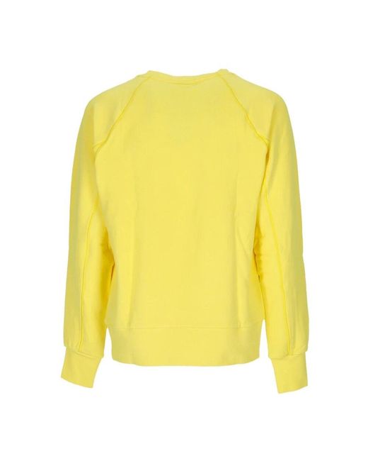 Nike Leichter crewneck-sweatshirt in Yellow für Herren