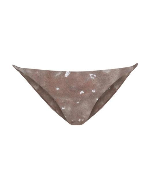 Cortana Badmode ,Low Brief Bikini Ayaz Print in het Gray