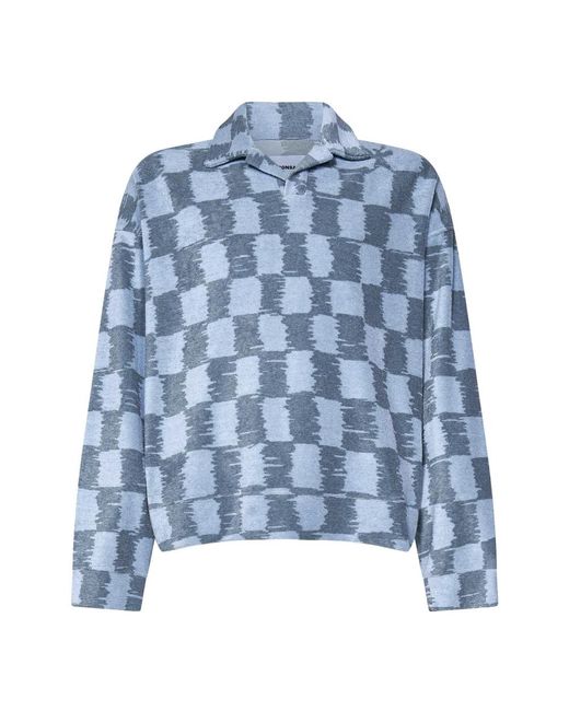 Long Sleeve Tops di Bonsai in Blue da Uomo