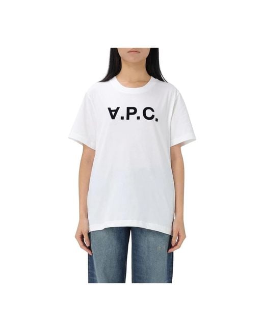 A.P.C. White T-Shirts