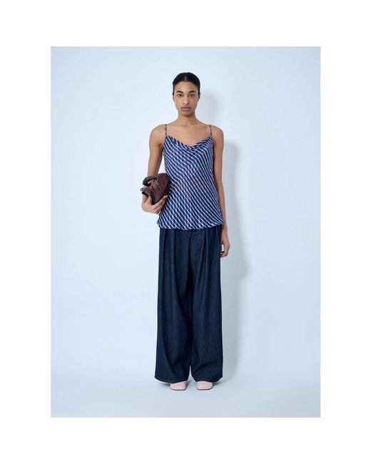 Dries Van Noten Blue Blouses