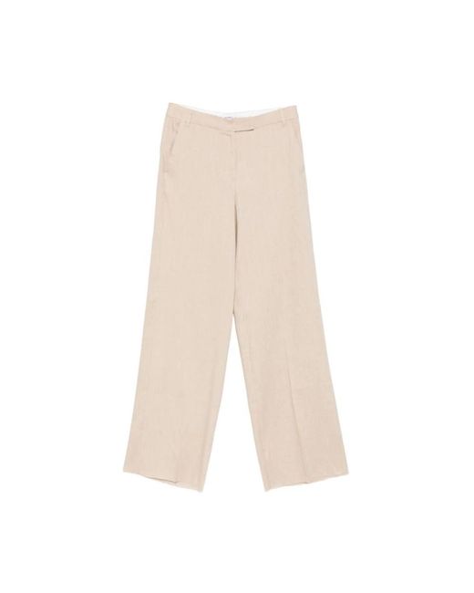 Marella Natural Wide Trousers