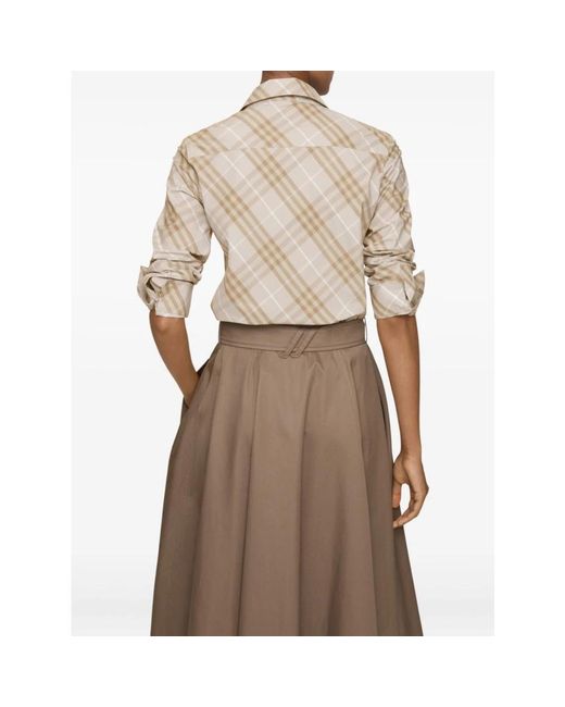 Burberry Overhemden ,Stijlvolle Overhemden Collectie in het Natural