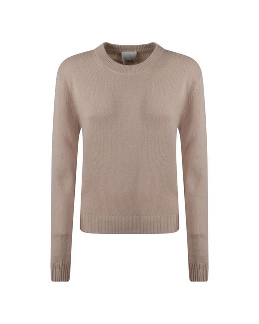 Allude Brown Cashmere Knitwear