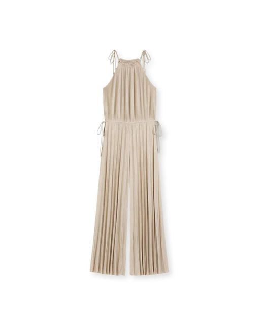 Boss Jumpsuits & Playsuits ,Polyester Edecki Jumpsuit in het Natural