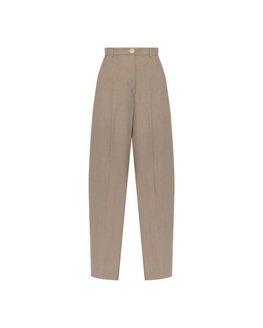 Sportmax Gray Wide Trousers