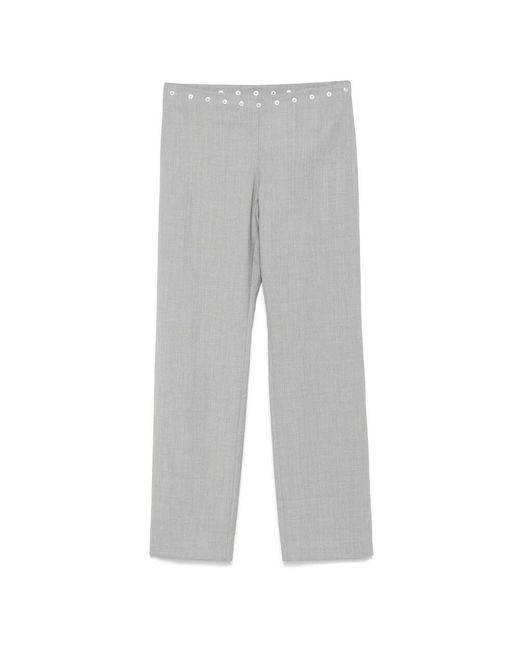 パンツ PALOMA WOOL Women Straight Pants RC6801200 GREY Wool straight pants Paloma Wool Grey size XS International