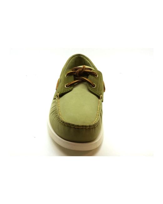 Timberland Green Sailor Shoes for men