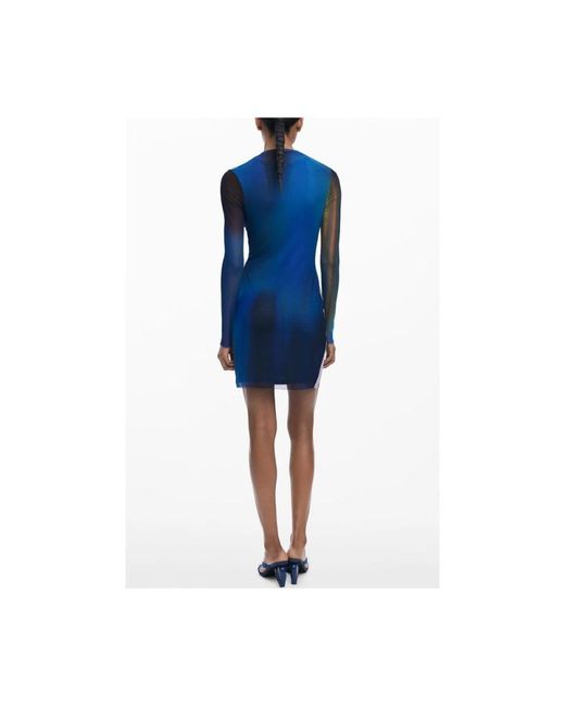 Short Dresses Desigual de color Blue