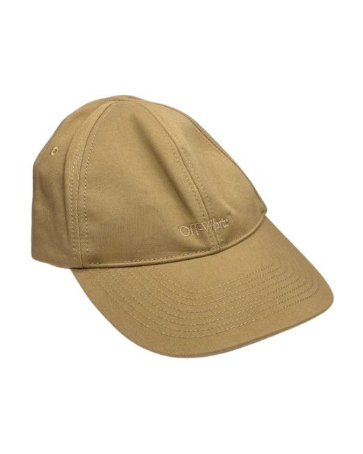 Off-White c/o Virgil Abloh Natural Caps for men