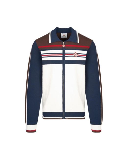 Casablanca Blue Zip-Throughs for men