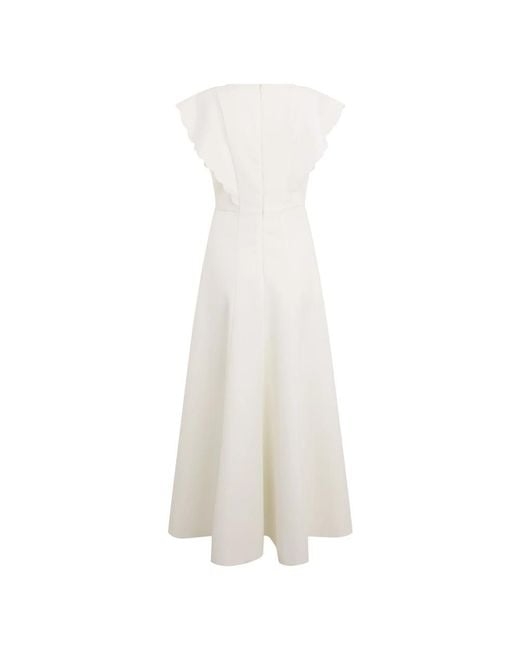 Philosophy Di Lorenzo Serafini White Midi Dresses