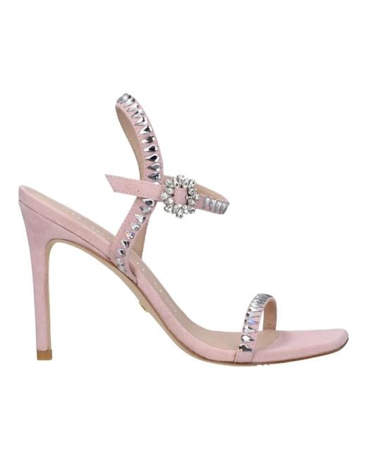 Stuart Weitzman Pink High Heel Sandals