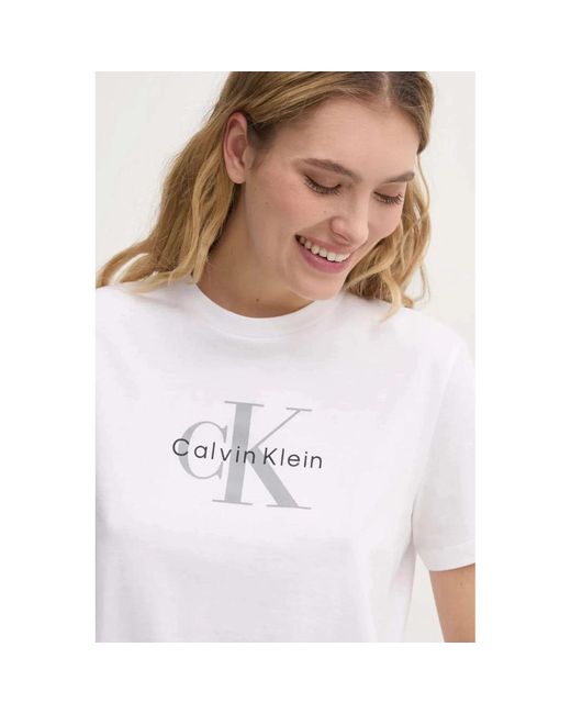 T-Shirts di Calvin Klein in White