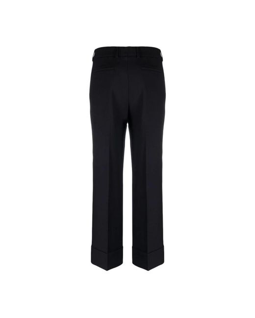 Incotex Black Cropped Trousers