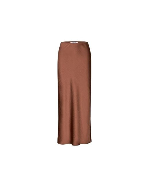 Samsøe & Samsøe Maxi Skirts in het Brown