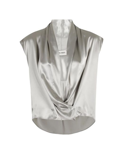 Alberta Ferretti Blouses in het Gray