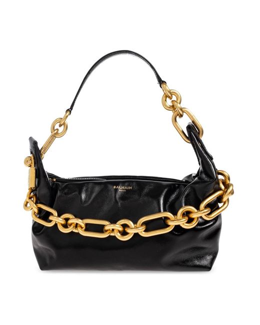 Balmain Black Sync Medium Handbag