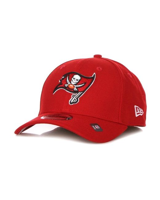 KTZ Accessoires ,Rood ,Polyester Nfl Team Gebogen Klep Pet in het Red voor heren