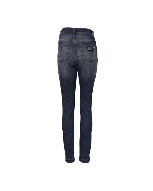 Dolce & Gabbana Blue Skinny Fit Jeans
