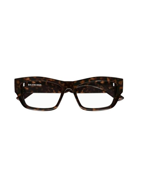 Balenciaga Eckige Brille in Black für Herren