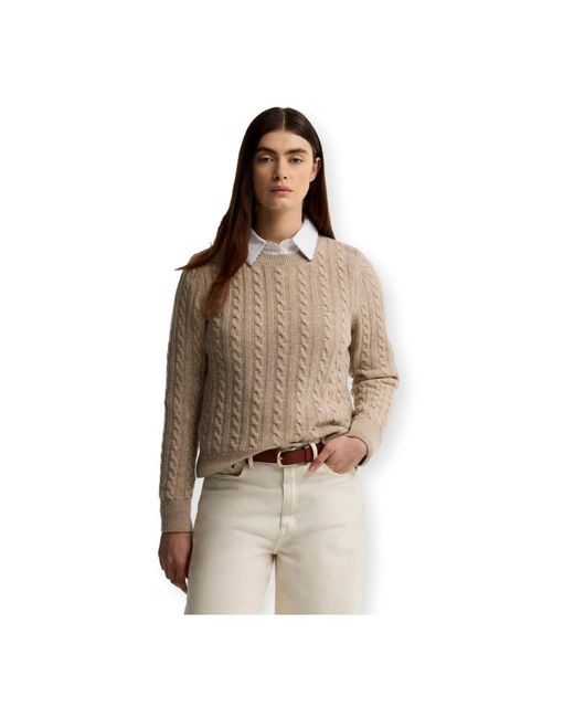 Barbour Natural Ashdown Zopfstrickpullover