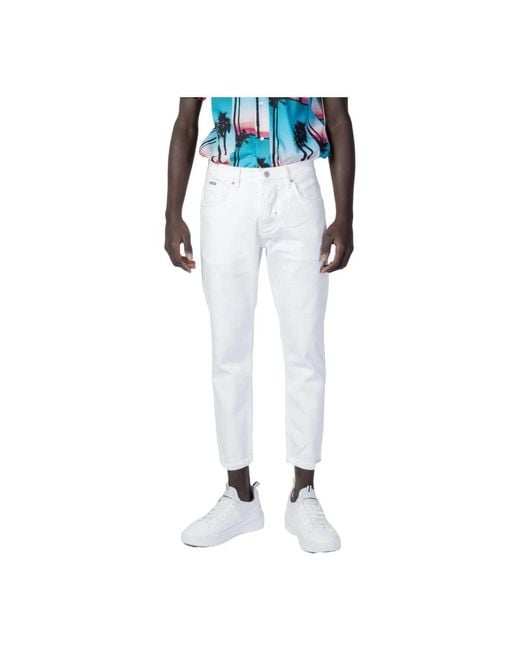 Antony Morato Blue Cropped Jeans for men