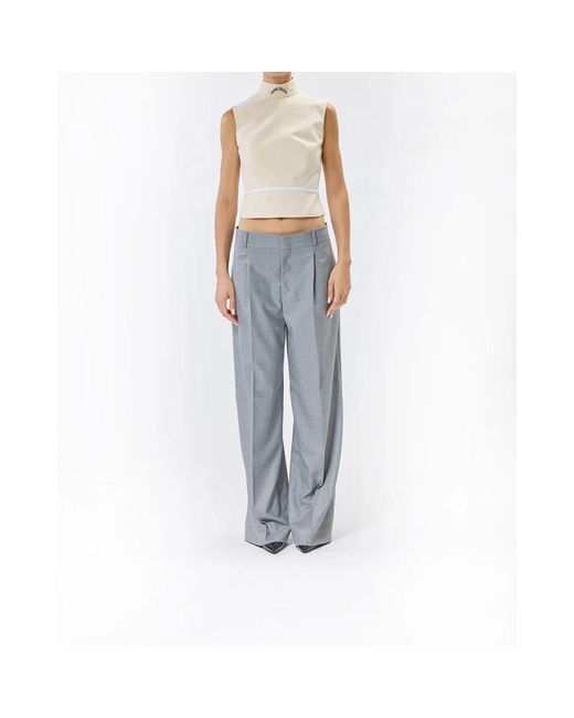 Moschino Natural Sleeveless Tops