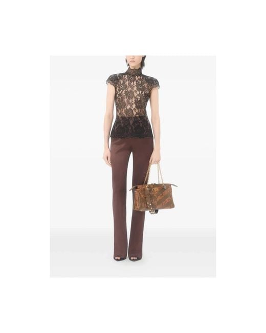 Valentino Gray Blouses