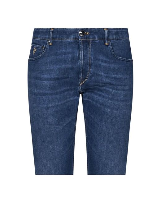 Hand Picked Slim-fit jeans in Blue für Herren