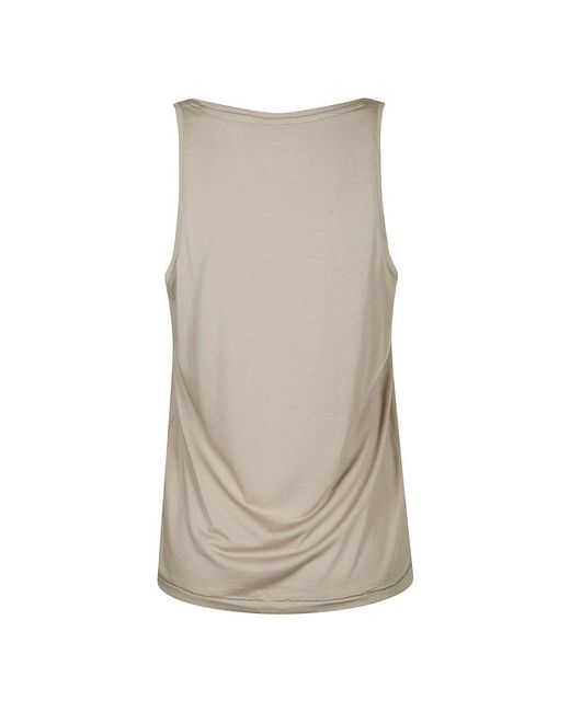 Sleeveless Tops Majestic Filatures en coloris Natural