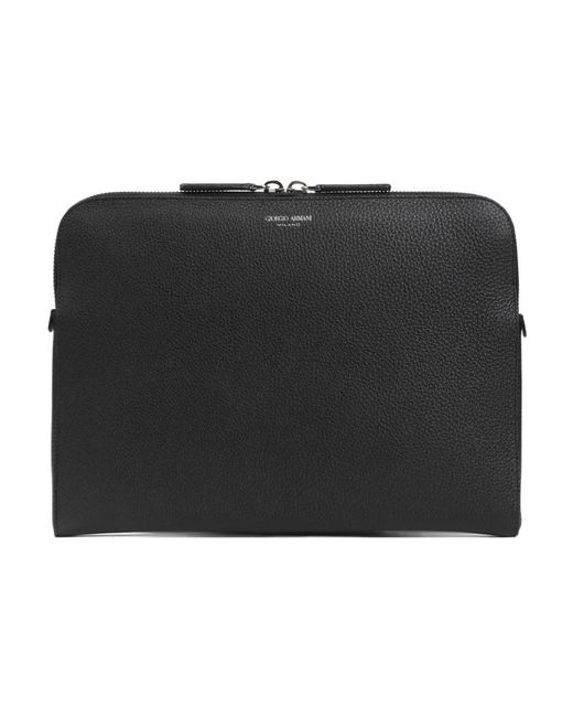 Giorgio Armani Black Laptop Bags & Cases for men