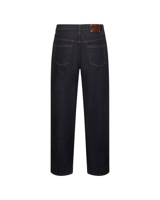 Dries Van Noten Blue Straight Fit Jeans for men
