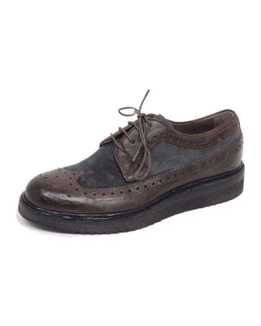 Corvari Black Laced Shoes for men